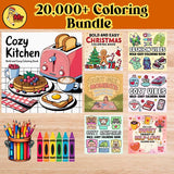 20,000+ Digital Download Coloring Pages, Easy Coloring Books, Wedding Activity for Kids Adults, Browsing Coloring Book, Coco,Digital Product