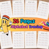 Tracing Worksheets Bundle 96 PAGES Line Trace Page Printable, Object Tracing, Line Tracing, Alphabet Worksheets, Trace Worksheets, Preschool