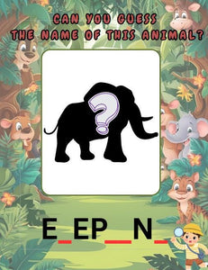 Jungle Animal Busy Book for Kids – Preschool Printable, Educational Toddler Workbook, Fun Learning Activities, Digital Download