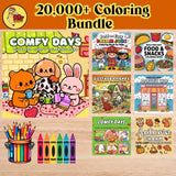 20,000+ Digital Download Coloring Pages, Easy Coloring Books, Wedding Activity for Kids Adults, Browsing Coloring Book, Coco,Digital Product