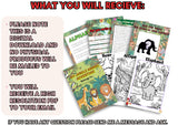 Jungle Animal Busy Book for Kids – Preschool Printable, Educational Toddler Workbook, Fun Learning Activities, Digital Download
